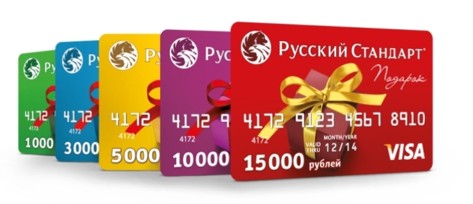 Carte de crédit russe-standard