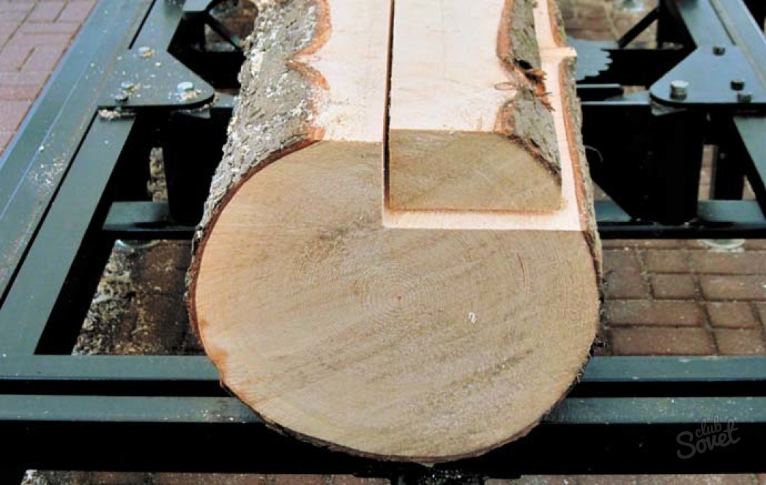 How to cut a log