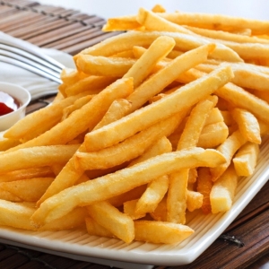 Photo how to make potatoes fries at home