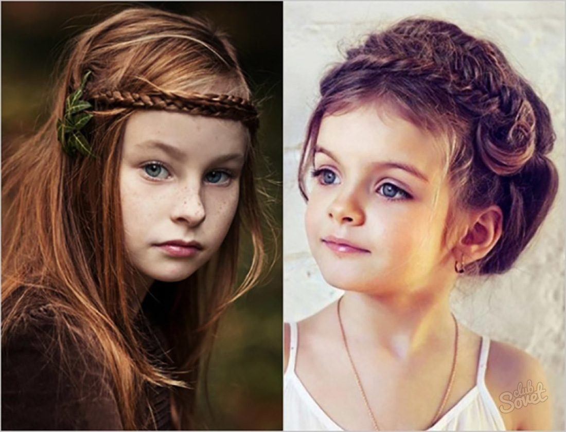 Detské účesy pre dlhé vlasy