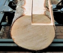 How to cut a log