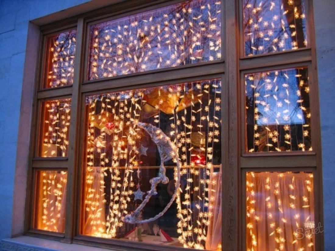 Как да украсите прозорците за новата година