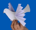 Как сделать голубя из бумаги?