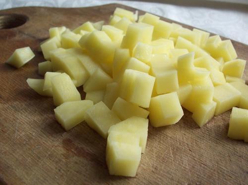 Cubes-pommes de terre