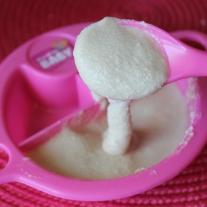 Photo How to make porridge for baby bone?