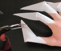 Як зробити кігті з паперу