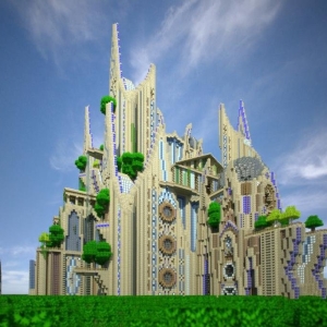 Фото как да се направи един град в Minecraft