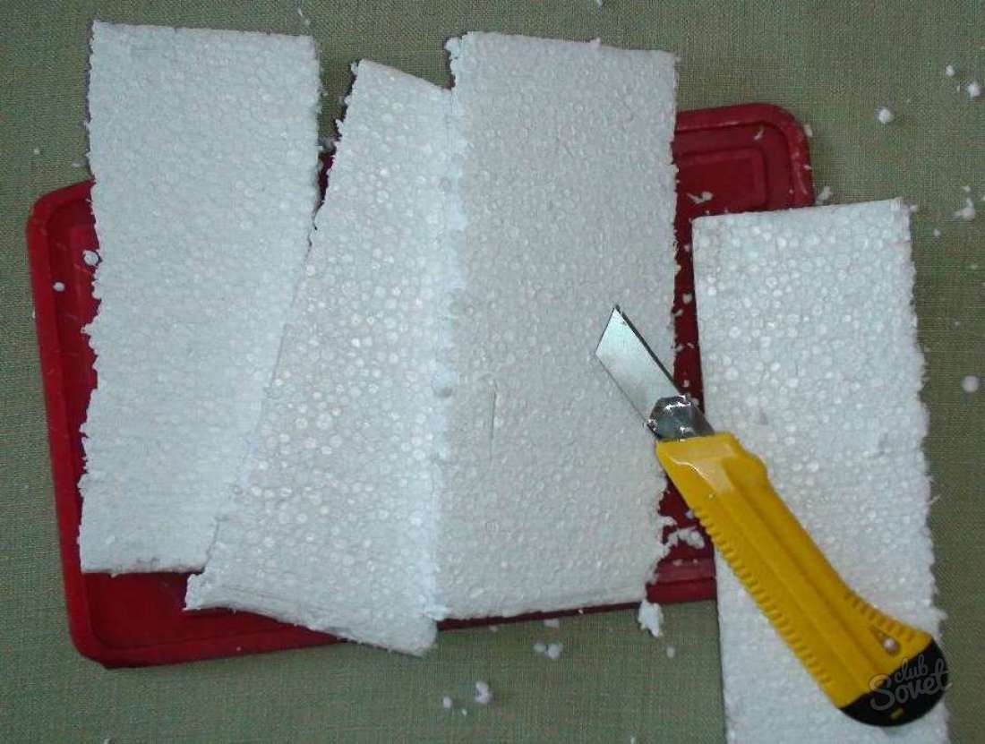 How to cut foam