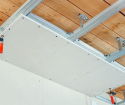 How to mount a profile under plasterboard