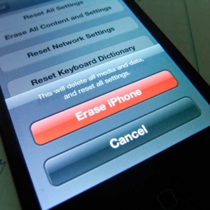 Photo how to reset the password on iPhone
