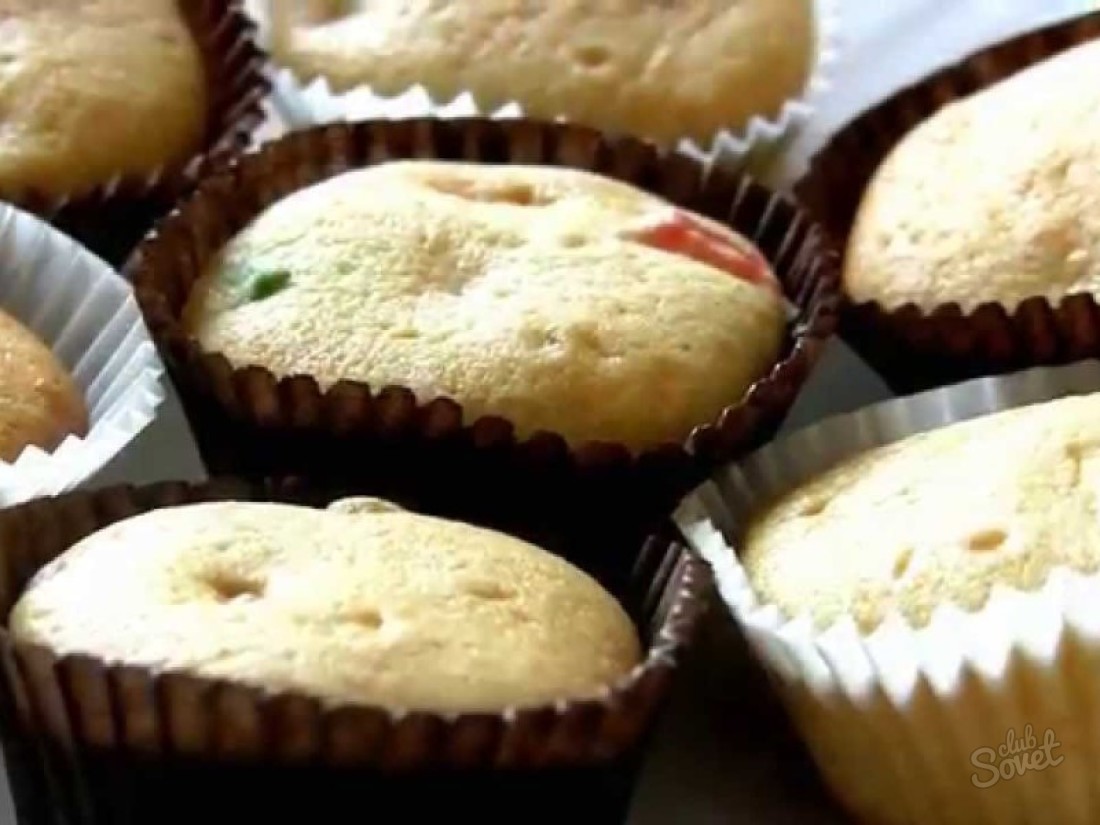 Cupcakes u plijesni - jednostavni recepti