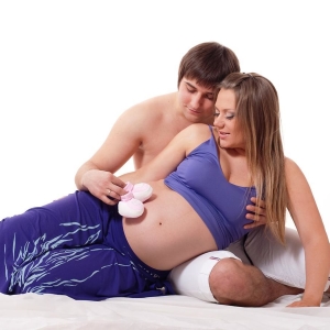 Stock Foto Can you have sex during pregnancy