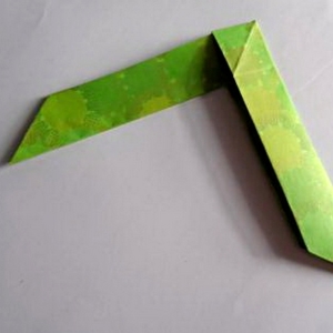 Foto, wie man ein Bumerang-Papier herstellt