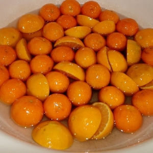Marmelade aus Mandarinen.