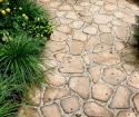 How to make a shape for a garden path