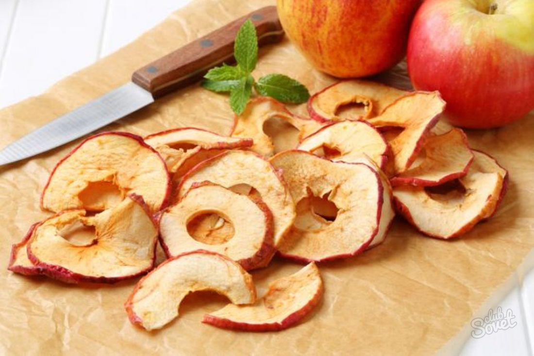 วิธีการแห้งแอปเปิ้ลสำหรับฤดูหนาว