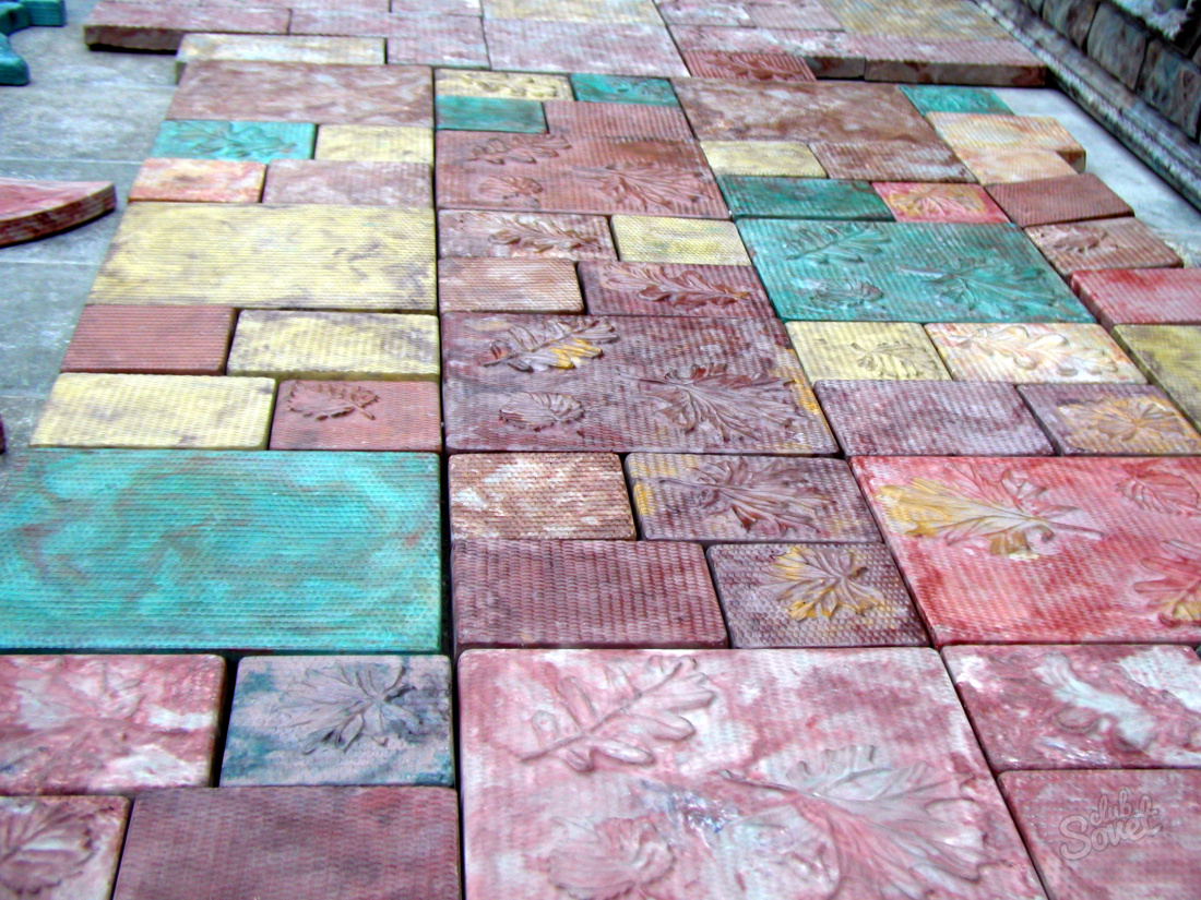 How to make paving slabs