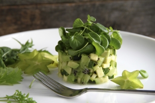 Salad dengan alpukat - resep