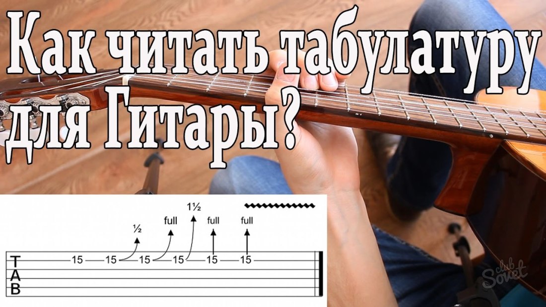 How to read tablatures for guitar