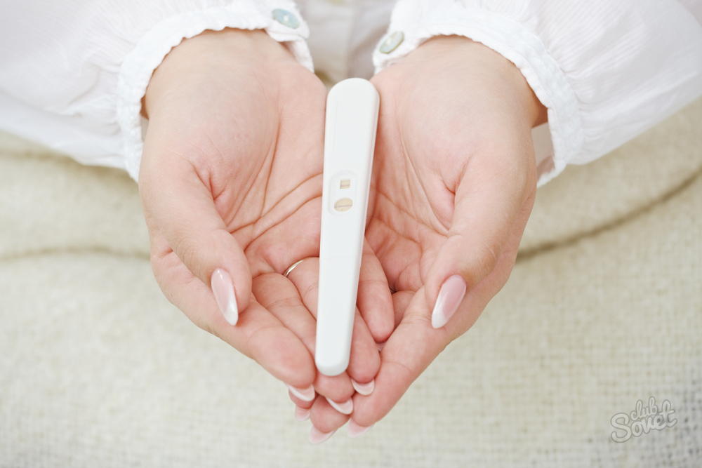 What does a positive pregnancy test look like
