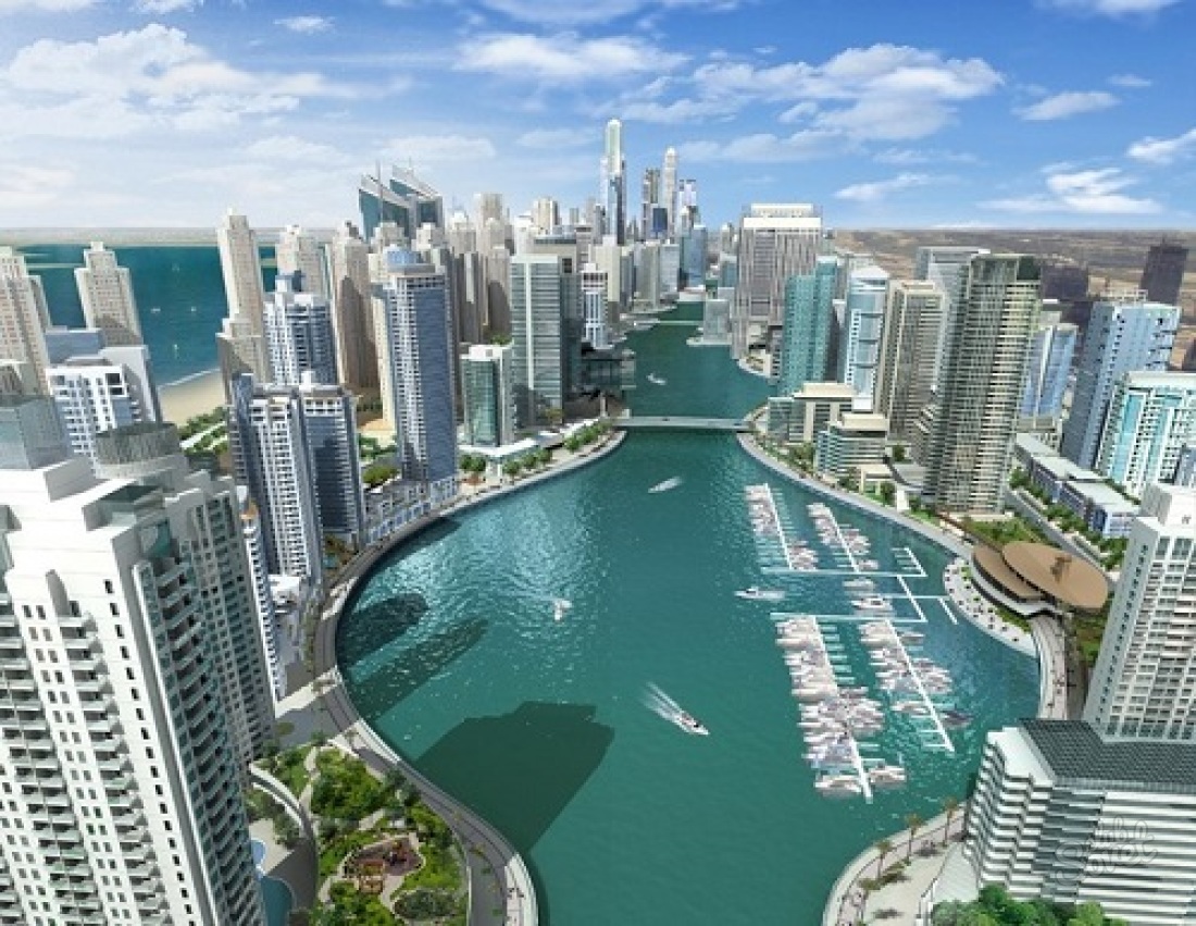 Was ist in Dubai Marina zu sehen?