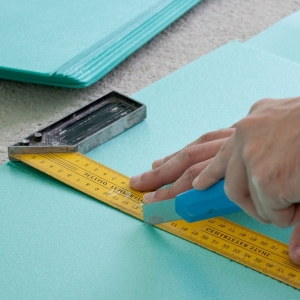 Photo how to lay a substrate for laminate