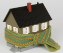 Σπίτι πρόσοψης θέρμανσης - υγρή τεχνολογία