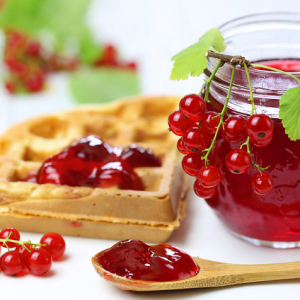 Stock Foto How to make jelly from red currant