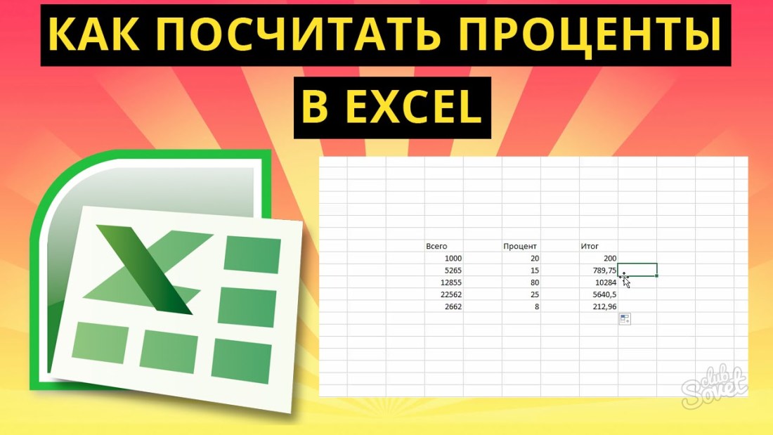 Как да изчислим интерес към Excel