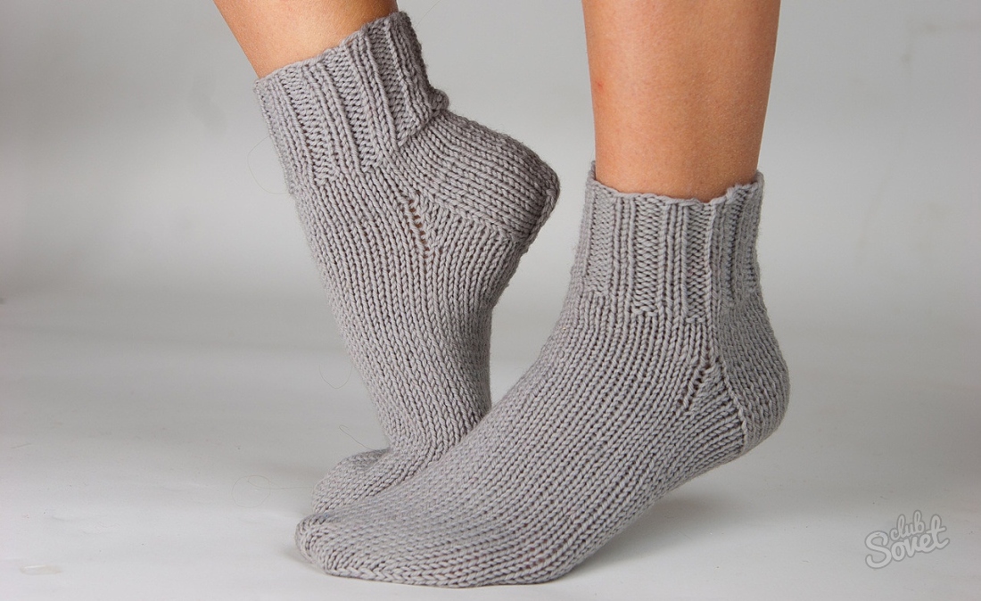 Como tricotar a meia do calcanhar com tricô