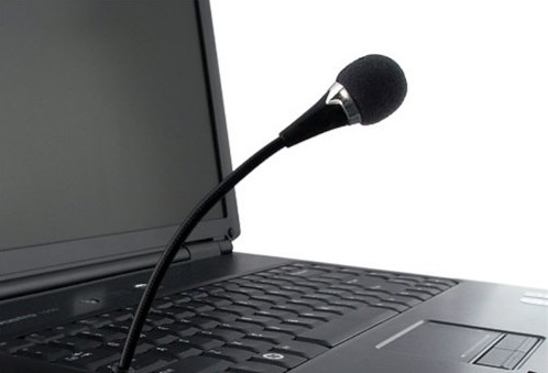 Como desligar o microfone no laptop