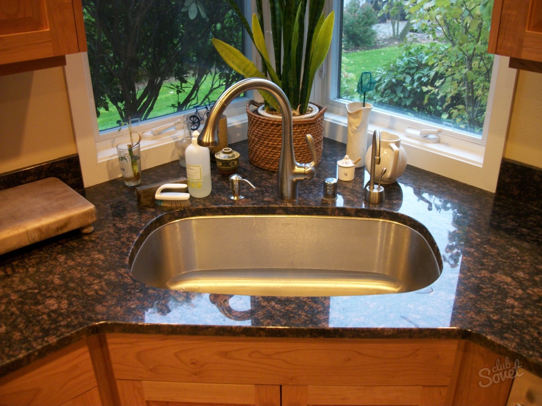 How to install sink in the kitchen