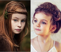 Παιδικά hairstyles για μακριά μαλλιά