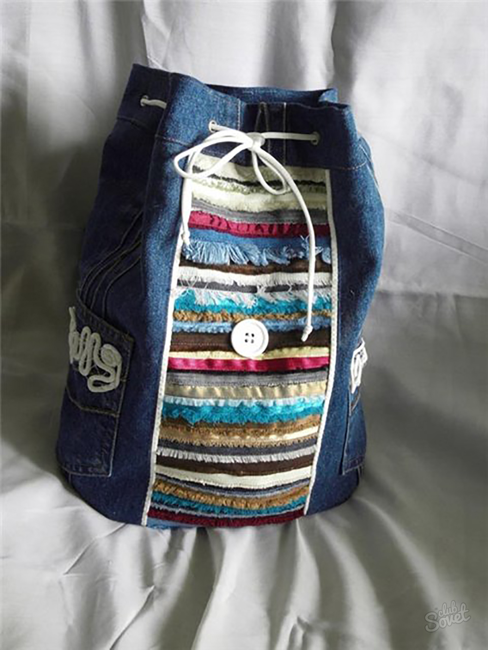 Рюкзак из джинсы
