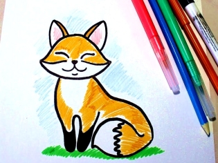 How to draw fox?