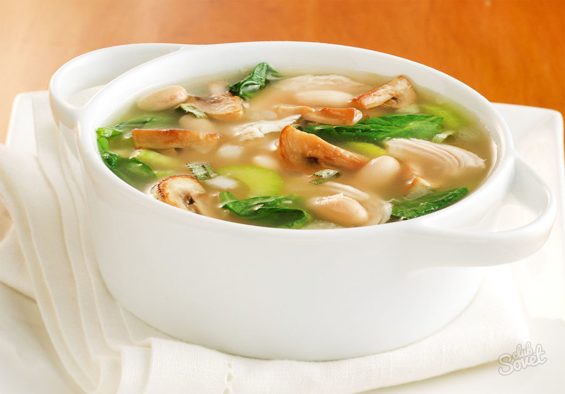 How to cook mushroom soup from fresh mushrooms