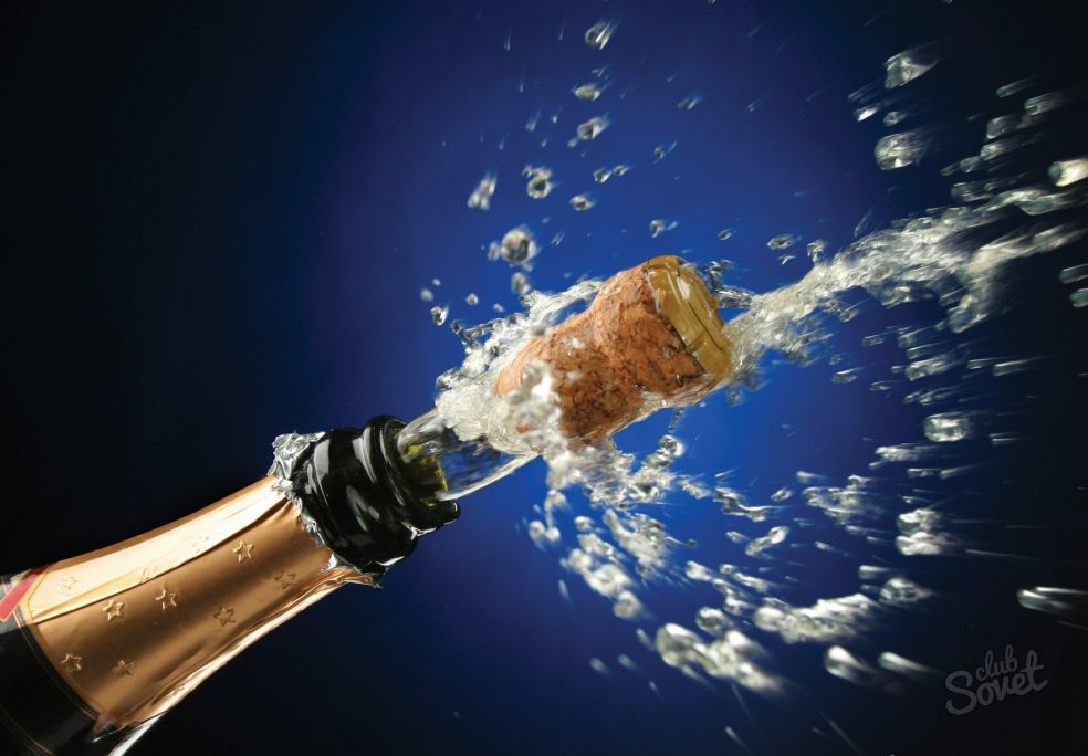 Wie man Champagner öffnet