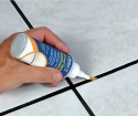 How to clean the seams between tiles
