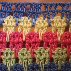 Fotografija kako plesti crochet stupac