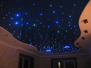 How to make a ceiling starry sky