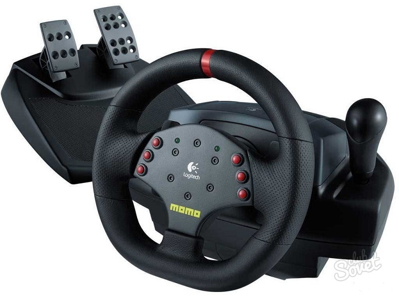 How to configure the steering wheel on the computer
