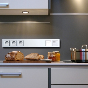 Photo how to arrange sockets in the kitchen