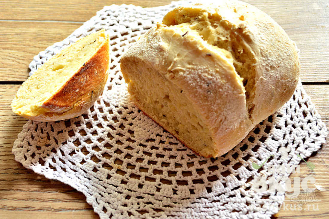 Ako urobiť chlieb bez kvasiniek doma?