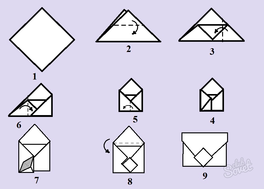 Як зробити паперовий конверт
