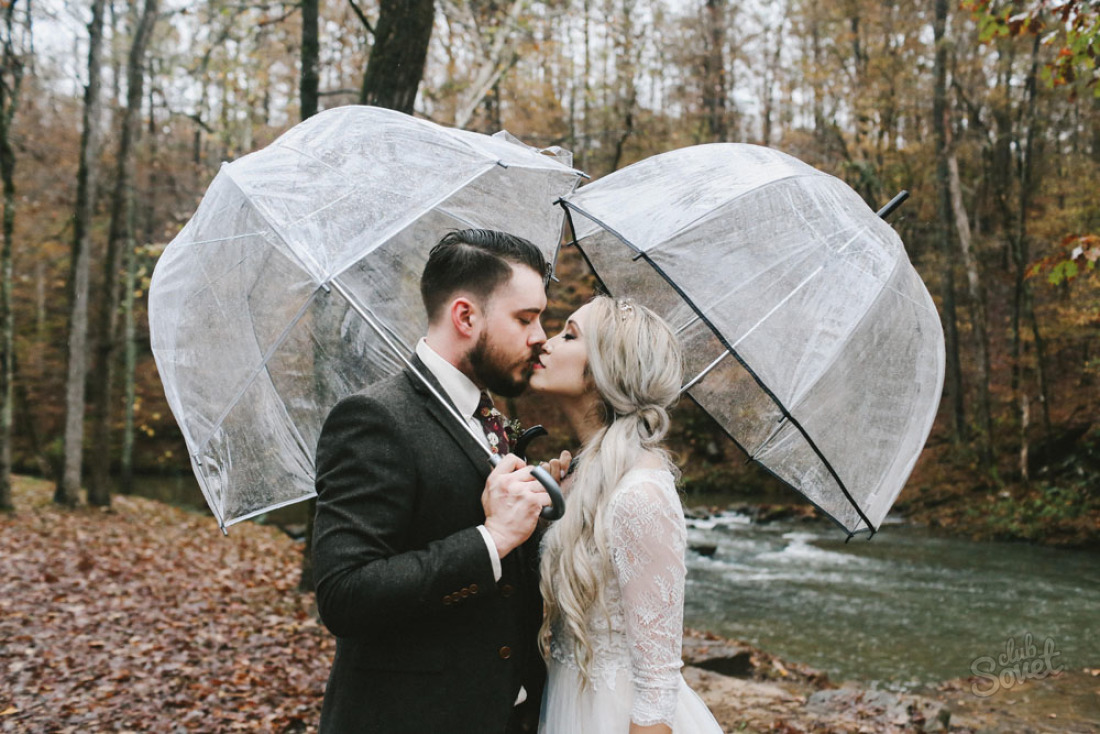 Дождь на свадьбу – примета