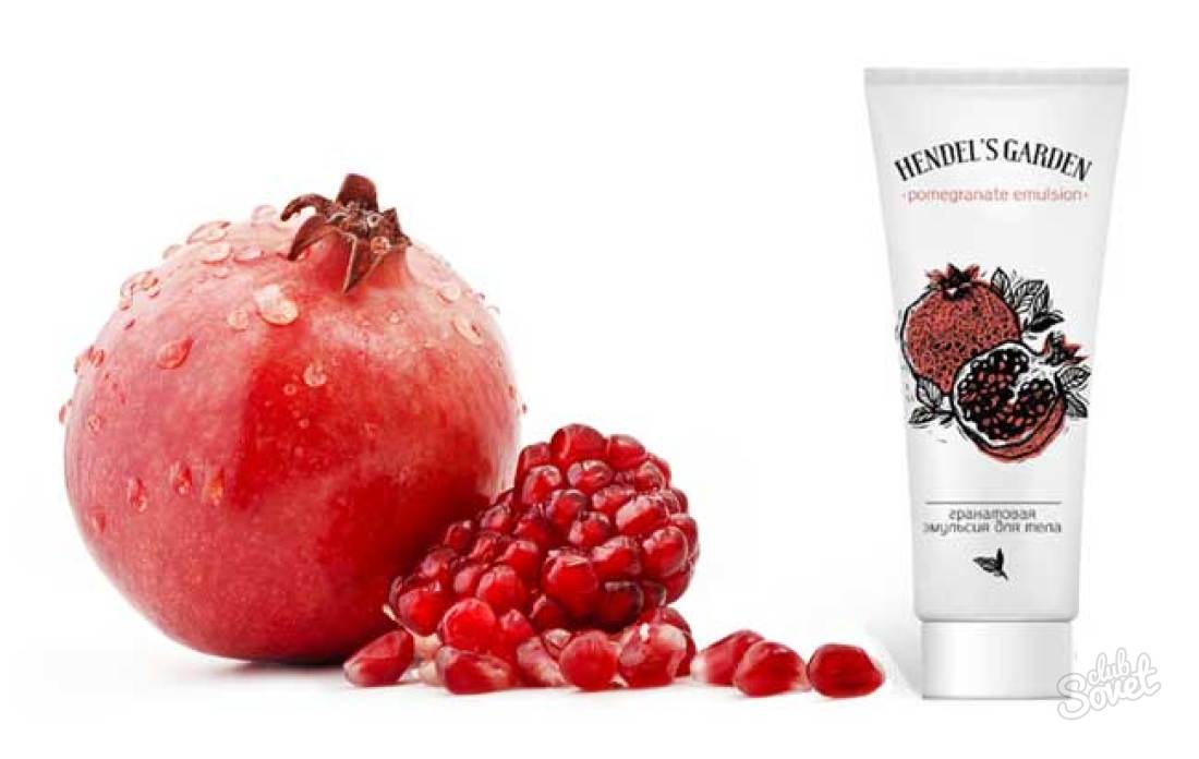 Pomegranate emulsion from stretch marks