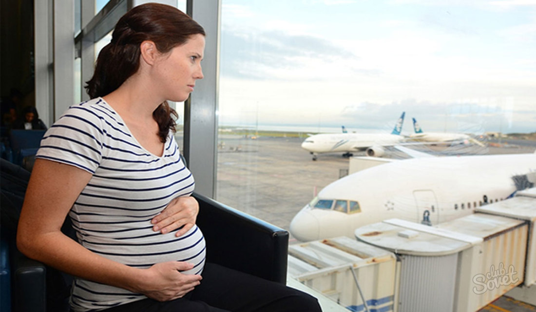 Le donne in gravidanza possono volare in aereo