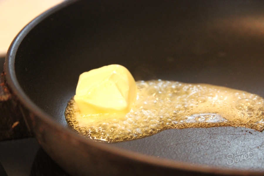 Erwärmung Butter