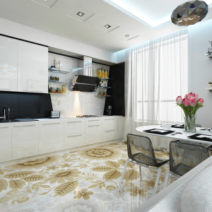 How to choose a linoleum for the kitchen