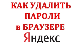 Πώς να αφαιρέσετε τους κωδικούς πρόσβασης στο πρόγραμμα περιήγησης Yandex;